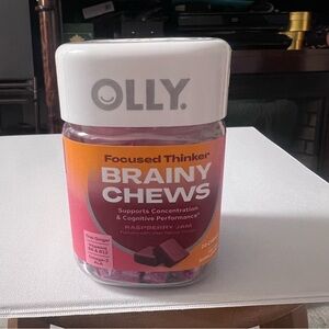 Brainy Chews Raspberry Jam Focused Thinker - Pink